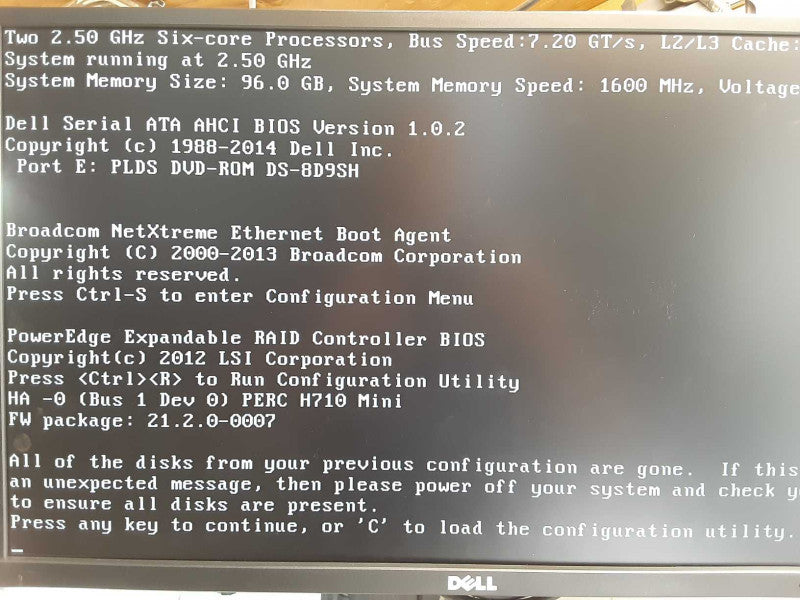 Dell PowerEdge R520, 2x Xeon E5-2430v2 2.5GHz, 96GB RAM, 2x PSU, H710 Mini _