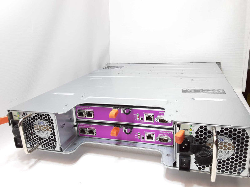 Dell EqualLogic PS4100 2U Storage Array 12 Bay, 2x Control Module 12, 2x PSU _