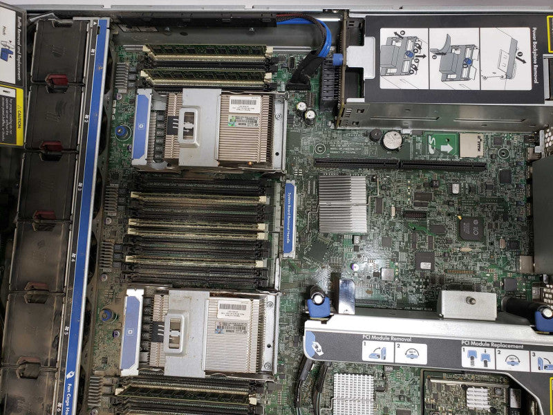 HP ProLiant DL380P G8 2x Xeon E5-2670@2.6GHz 32GB ECC DDR3 RAID P420i No HDD [