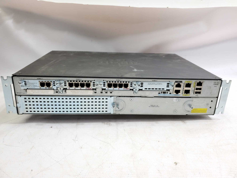 Cisco CISCO2911/K9 Integrated Services Router w/ 2xVIC2-4FXO 1xVIC3-2FXS/DID )