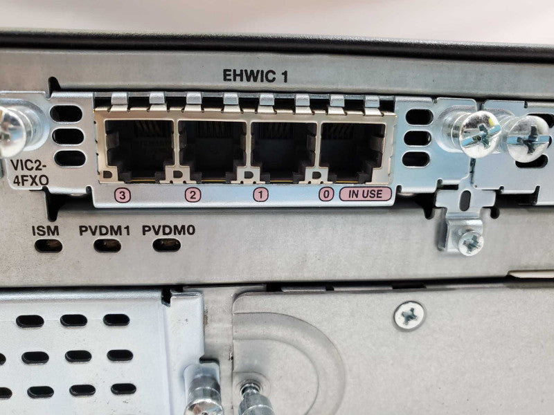 Cisco CISCO2911/K9 Integrated Services Router w/ 2xVIC2-4FXO 1xVIC3-2FXS/DID )