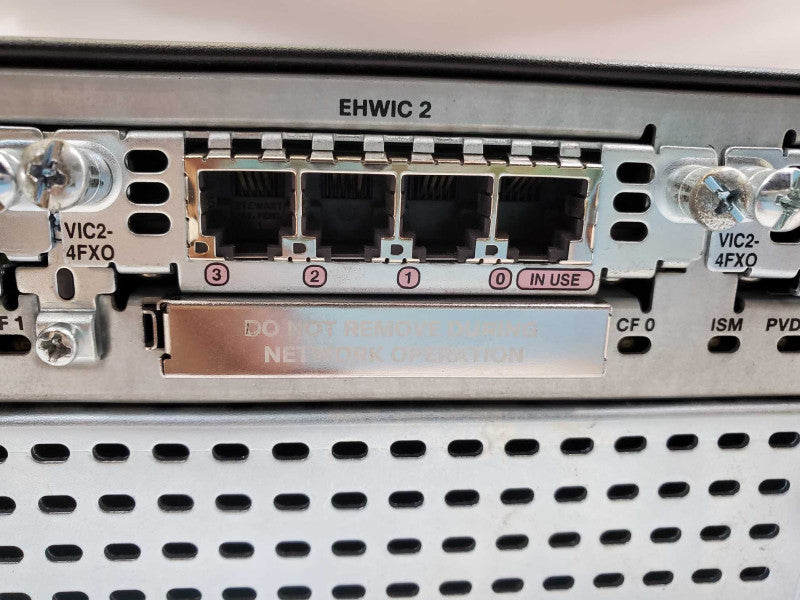 Cisco CISCO2911/K9 Integrated Services Router w/ 2xVIC2-4FXO 1xVIC3-2FXS/DID )