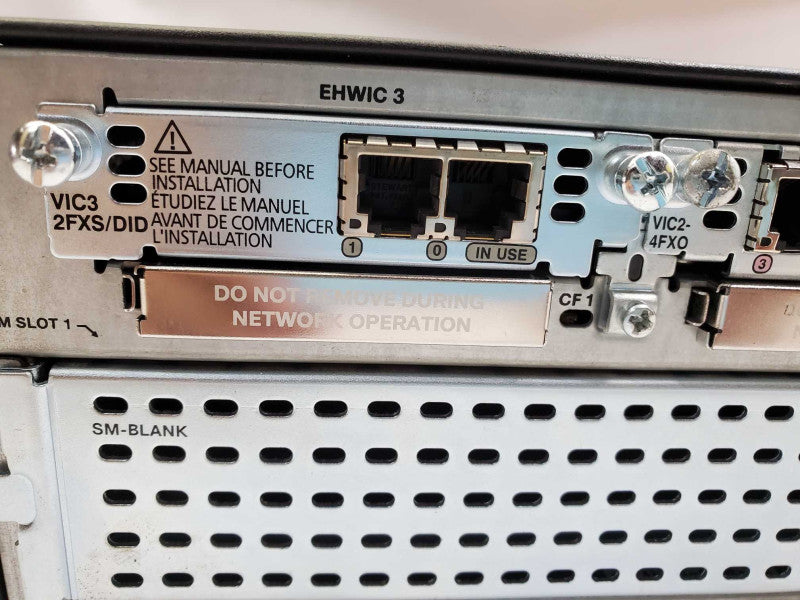 Cisco CISCO2911/K9 Integrated Services Router w/ 2xVIC2-4FXO 1xVIC3-2FXS/DID )