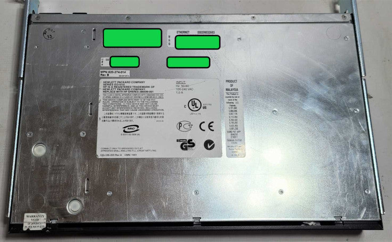 HP EO1010 3x1x16x 16 Port KVM Switch w/Rails $