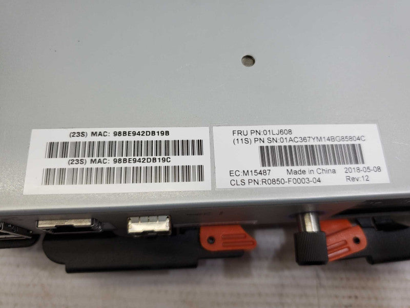 IBMV5000 V5010 Node Controller  01LJ608 01AC367 01AC370 for 2078-124 2078-1 )