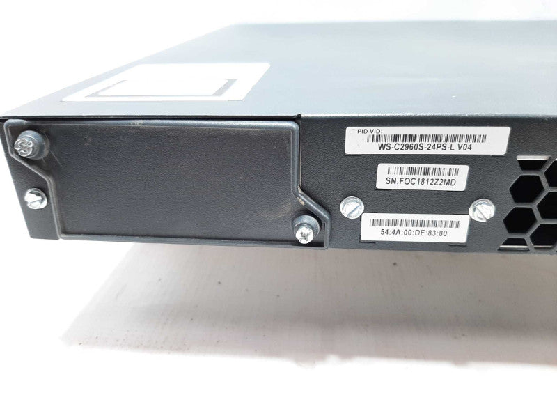 Cisco WS-C2960S-24PS-L Catalyst 2960S 24 GigE, FACTORY RESET ~