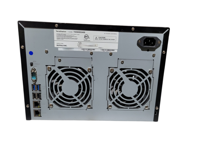 Buffalo TeraStation Model:TS5800D2408 | No drives included, Parts only