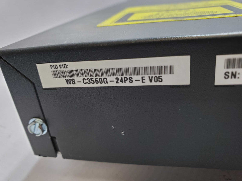 CISCO WS-C3560G-24PS-E Catalyst 3560 24 10/100/1000T PoE + (
