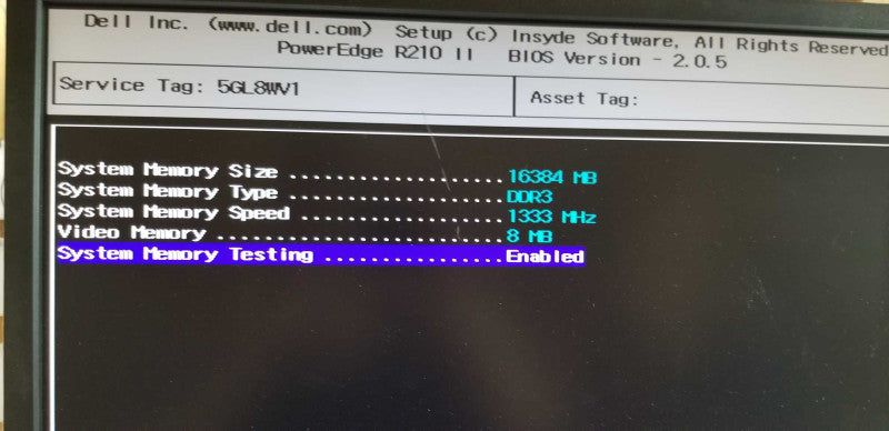 Dell PowerEdgeâ¢ R210 ii 16GB RAM i3 2100 @3.10Ghz=