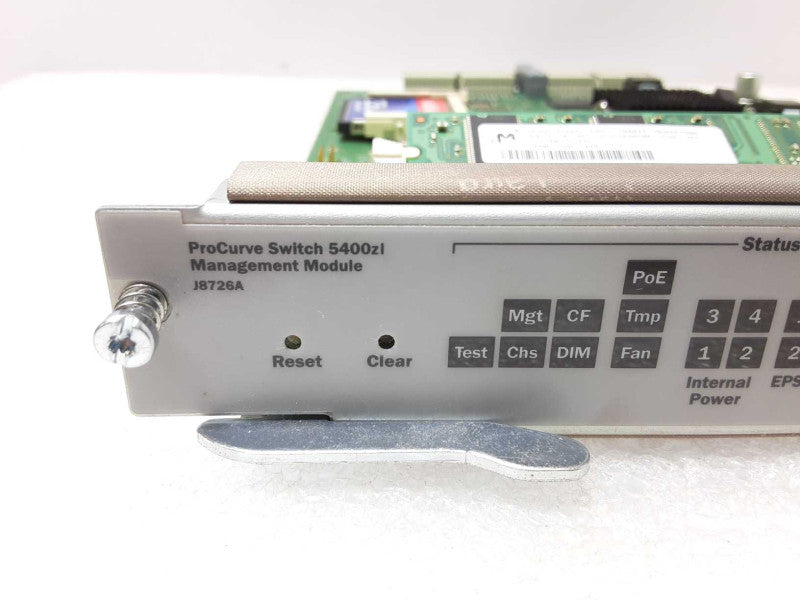 HP ProCurve J8726A 5400ZL Management module, Factory reset _