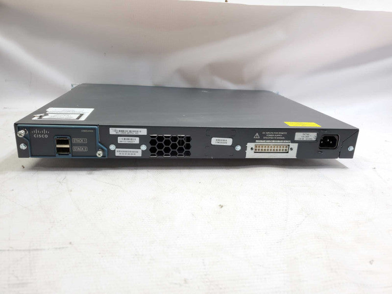Cisco WS-C2960S-48FPS-L 48-Port PoE+ 4x SPF Network Switch w/ Stack_Rest )