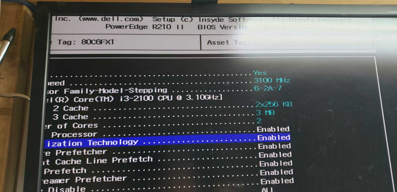 Dell Poweredge R210 (II) i3-2100 @ 3.10ghz / 8gb ram / see notes #