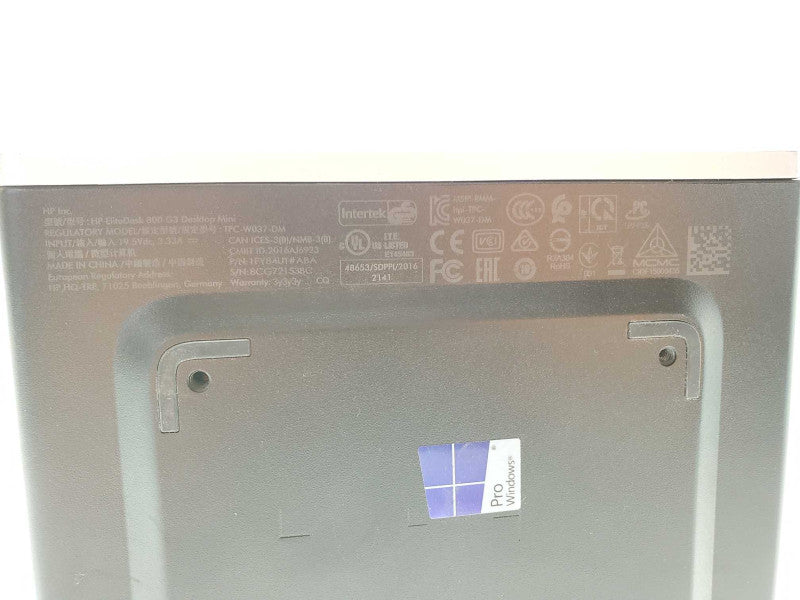 HP EliteDesk 800 G3 Mini i5-7500T 8GB RAM 1TB HDD (