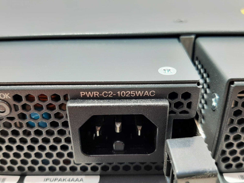 CISCO WS-C3650-48FS-S 48 Port Gigabit PoE+ Switch 2x 1025WAC PWR, FCTY RESET ~