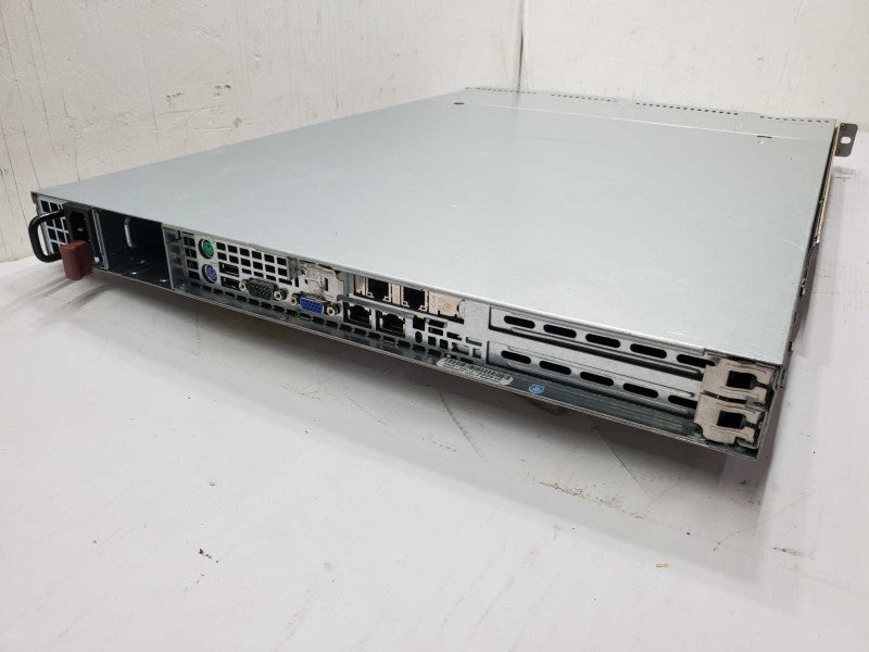 Supermicro X7DBU 1U Server 1x PSU 2x E5345 2.33GHz 24GB RAM No RAID |