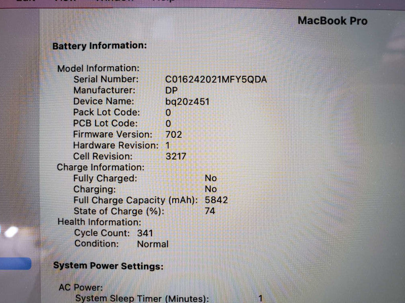 Apple MacBook Pro 13\\" RETINA Early 2015 i5-5257U@2.7 GHz 16GB DDR3 250 SSD (
