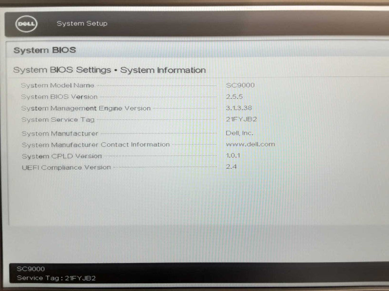 Dell Storage SC9000, 2x Xeon E5-2667v3 3.2GHz 8C, 128GB DDR4, 2x PSU _