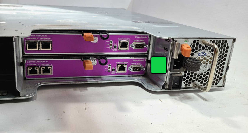 Dell EqualLogic PS4100 12-Bay Storage Array 2xControl Module 12 E09M001 1xPSU $