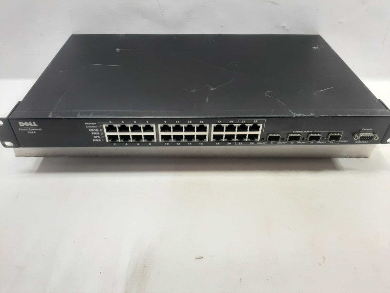 Dell PowerConnect 5324 24-Port Gigabit Network Ethernet Switch with Rack Mount ~