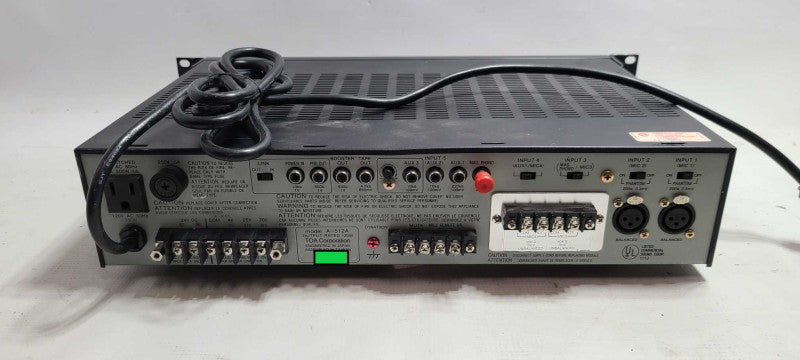 TOA 500 Series AMP A-512A Integrated Six Channel Mixer $