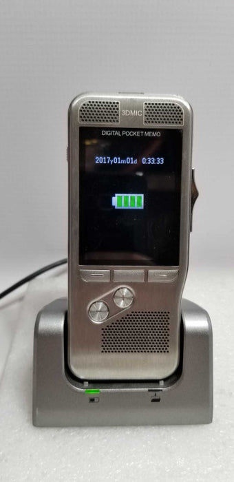 Philips Digital Pocket Memo 8000 (DPM8000) W/ Charging Cradle=
