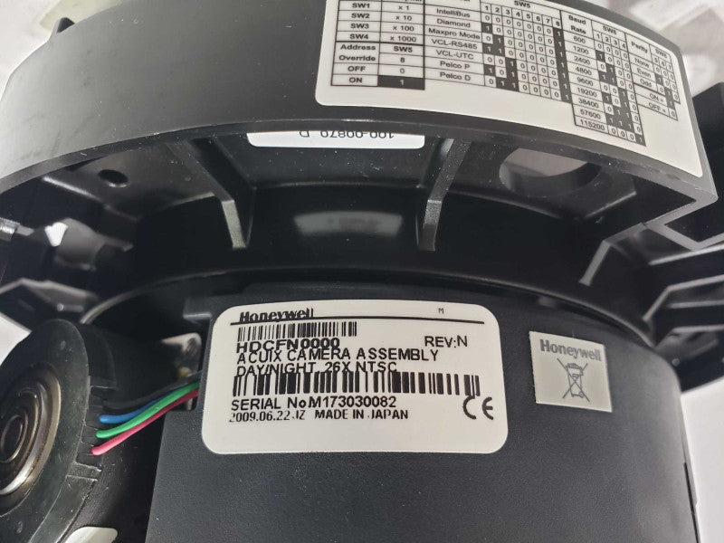 Honeywell HDCFN0000 Acuix Camera Assembly Day/Night 26X Ntsc [