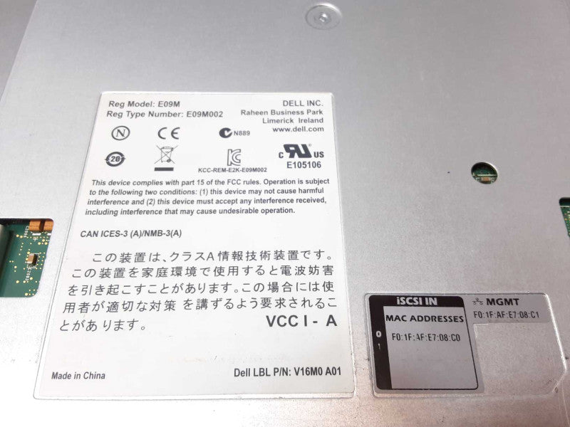Dell EqualLogic Type 14 Controller Control Module 073W54 for PS6110 _