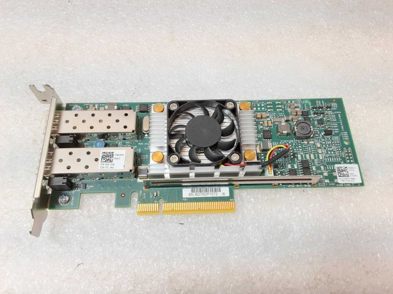 Dell Broadcom Dual Port 10GbE SFP+ Converged Network Adapter 0Y40PH _