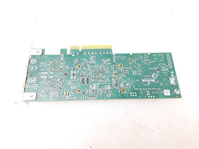 Dell Broadcom Dual Port 10GbE SFP+ Converged Network Adapter 0Y40PH _
