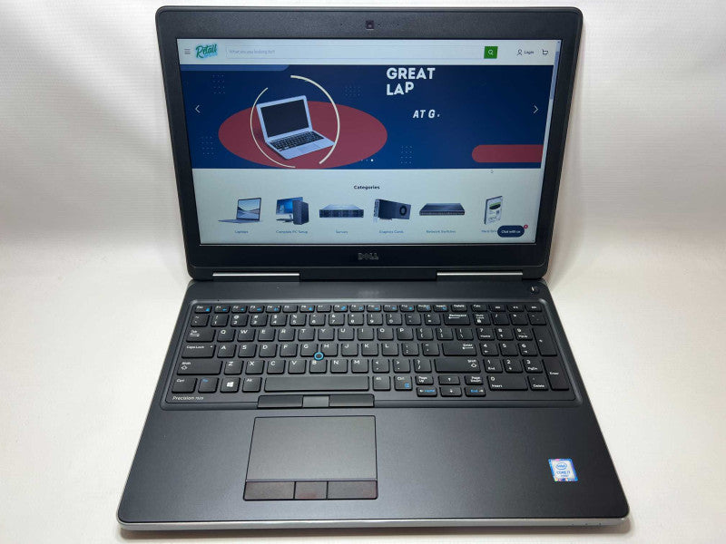 Dell Precision 7520 with i7-6820HQ CPU 16GB RAM & 512GB SSD Storage  -