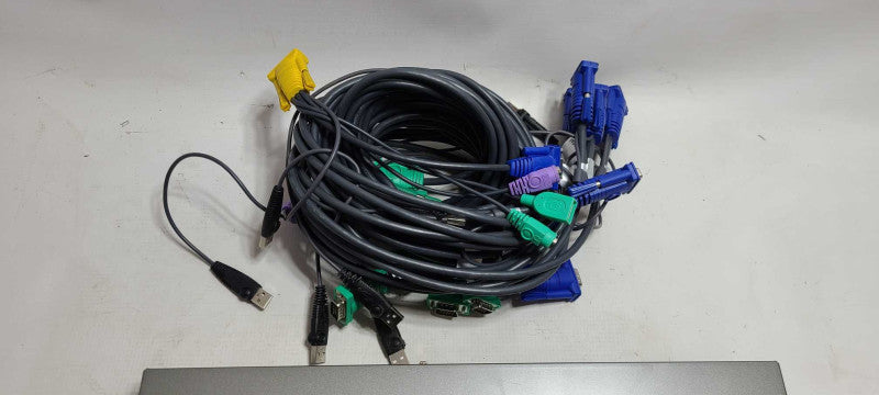IOGEAR MiniView Ultra+ 8-Port VGA KVMP Switch MN: GCS1808 $