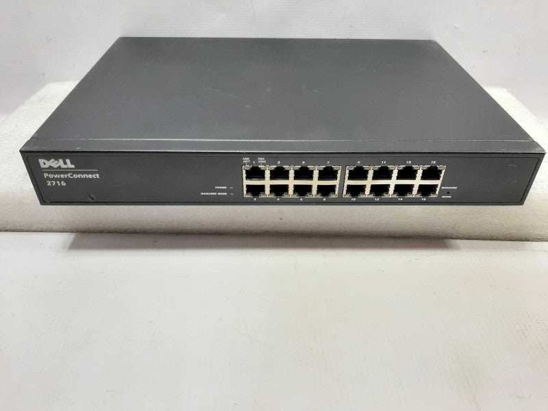 Dell PowerConnect 2716 16-Port 10/100/1000 Gigabit Ethernet Switch ~