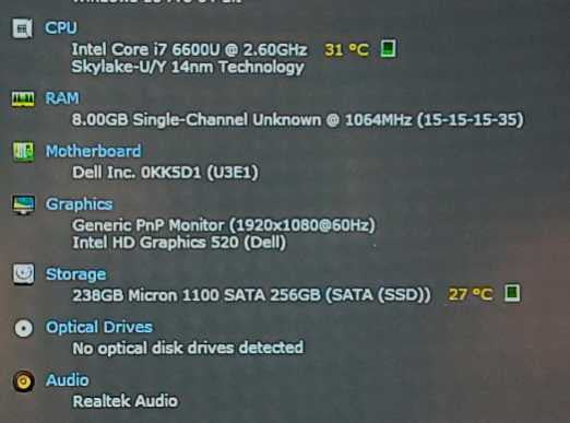 Dell Latitude 7280 i7-6600U 2.6GHz 8GB RAM 256GB SSD12.5\\" |