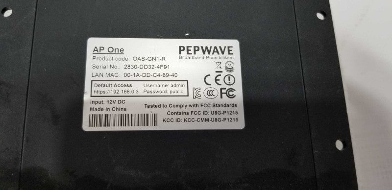 PEPWAVE AP One Access Point, OAS-GN1-R =