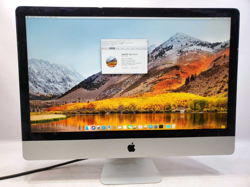 Apple iMac 27\\" A1419 Late 2013 Core i5-4570 @ 3.2Ghz 16GB, No HDD *READ* (