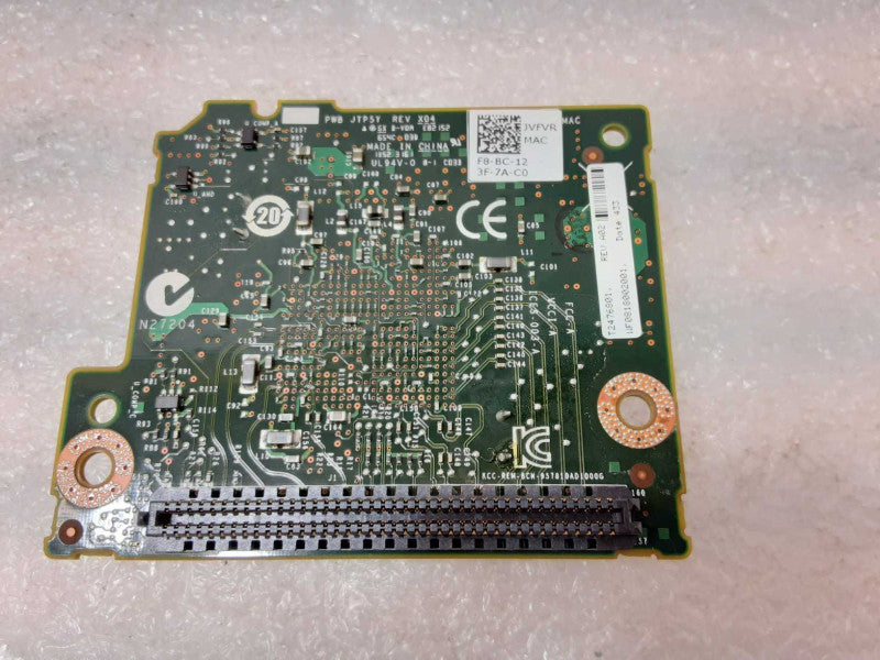 Dell 0JVFVR Dual-Port 10 Gigabit Network Daughter Card Blade M620  _