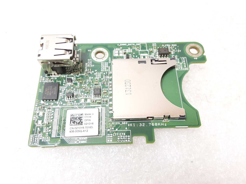 DELL POWEREDGE M620 DUAL INTERNAL SD MEDIA CARD READER 0210Y6 _