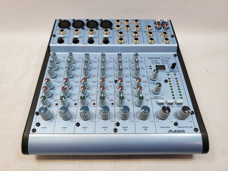 Alesis MultiMix 8 USB FX â 8 Channel Compact Studio Mixer (