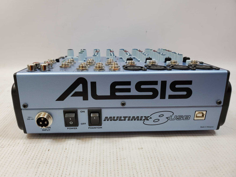 Alesis MultiMix 8 USB FX â 8 Channel Compact Studio Mixer (