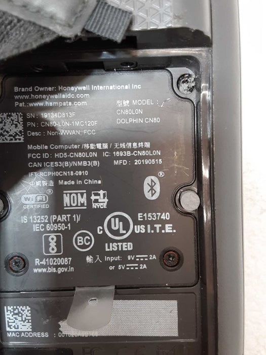 Honeywell Dolphin CN80 Handheld Mobile Barcode scanner, AS-IS, Read _