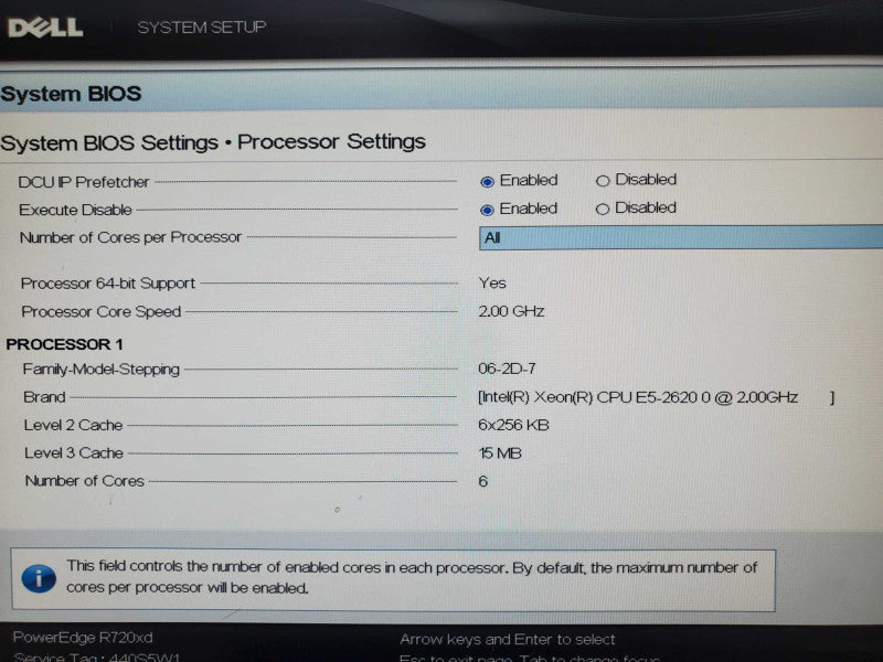 Dell PowerEdge R720xd E5-2620 2.0GHz 24GB DDR3 PERC H710 Mini |