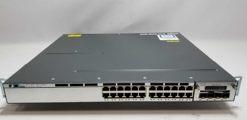 Cisco Catalyst WS-C3750X-24T-E 24 port Gigabit Ethernet Switch Dual Power=