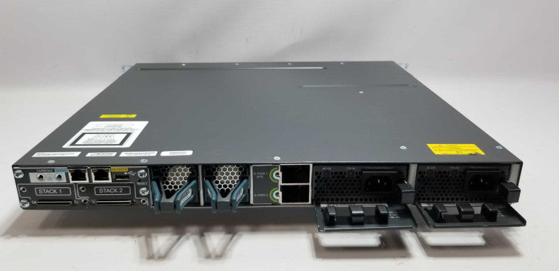 Cisco Catalyst WS-C3750X-24T-E 24 port Gigabit Ethernet Switch Dual Power=