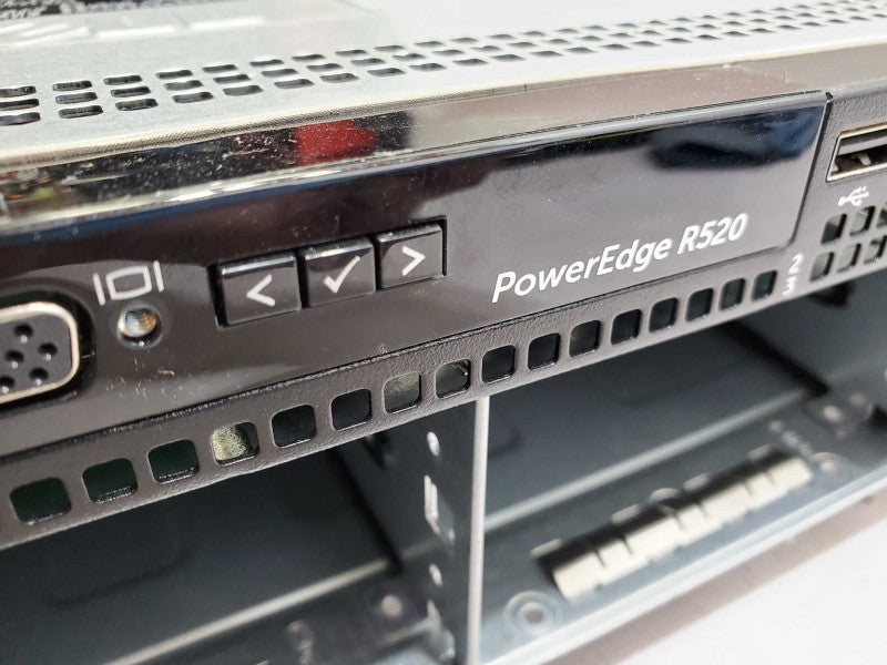 Dell PowerEdge R520 Xeon E5-2407 v2 @2.4GHz 32GB RAM, 2x PSU H310 Mini )