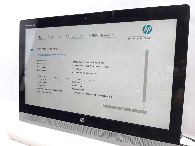 HP EliteOne 800 G2 23\\" AiO Core i5-6500 3.2Ghz/16GB, NO HDDS ~