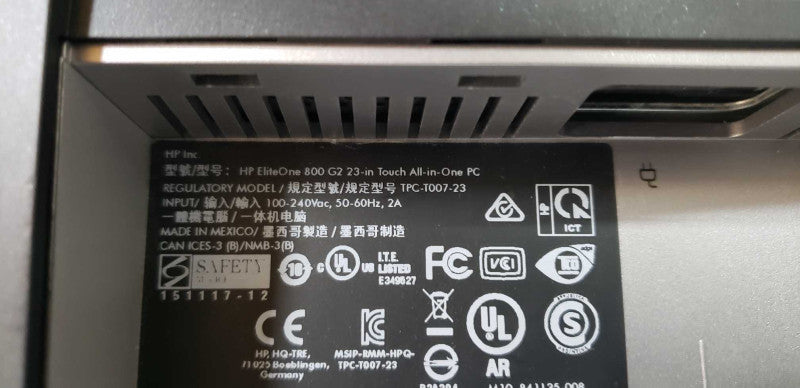 HP EliteOne 800 G2 23in Touch AiO i5-6500 @ 3.20ghz / 8gb ram #