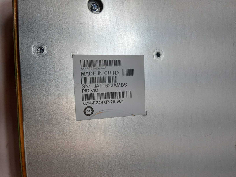 Cisco Nexus N7K-F248XP-25 Series 48-Port 1/10Gb Module, AS-IS _