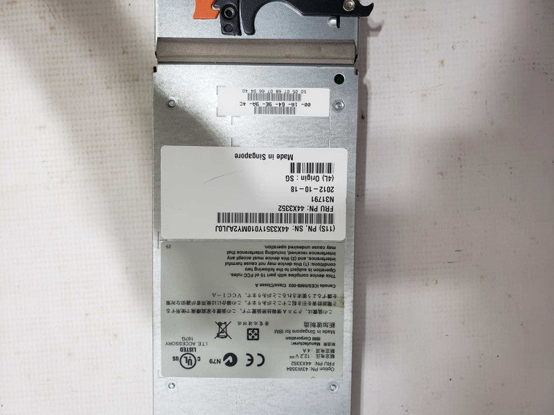 IBM BladeCenter 44X3351 44X3352 43W3630 / 43W3584 - SAS RAID Controller Module [