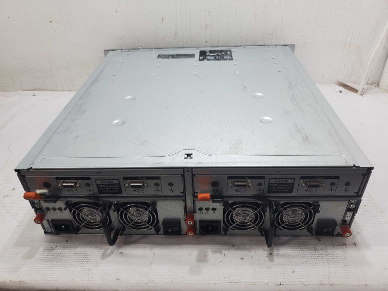 Dell AMP01 Storage Array w/ 2x Modules, 2x PSU, 15x 3.5\\" Bay |
