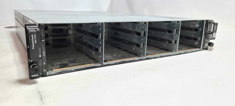 PowerVault MD1200 Storage Array w/ 2x 03DJRJ E01M001 Controllers, 2x PSU, 12x 3.5\\" $